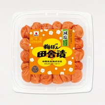 【完売しました】《ひとくちサイズ》【紀州産南高梅】梅ぼし田舎漬 減塩仕込み 300g