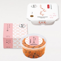 しらら超大粒 550gとしらら小梅 400g