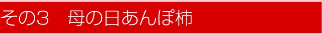 その3　母の日あんぽ柿