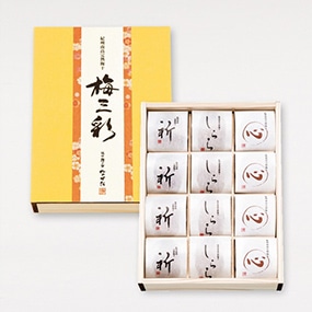 紀州南高完熟梅干 梅三彩 12粒