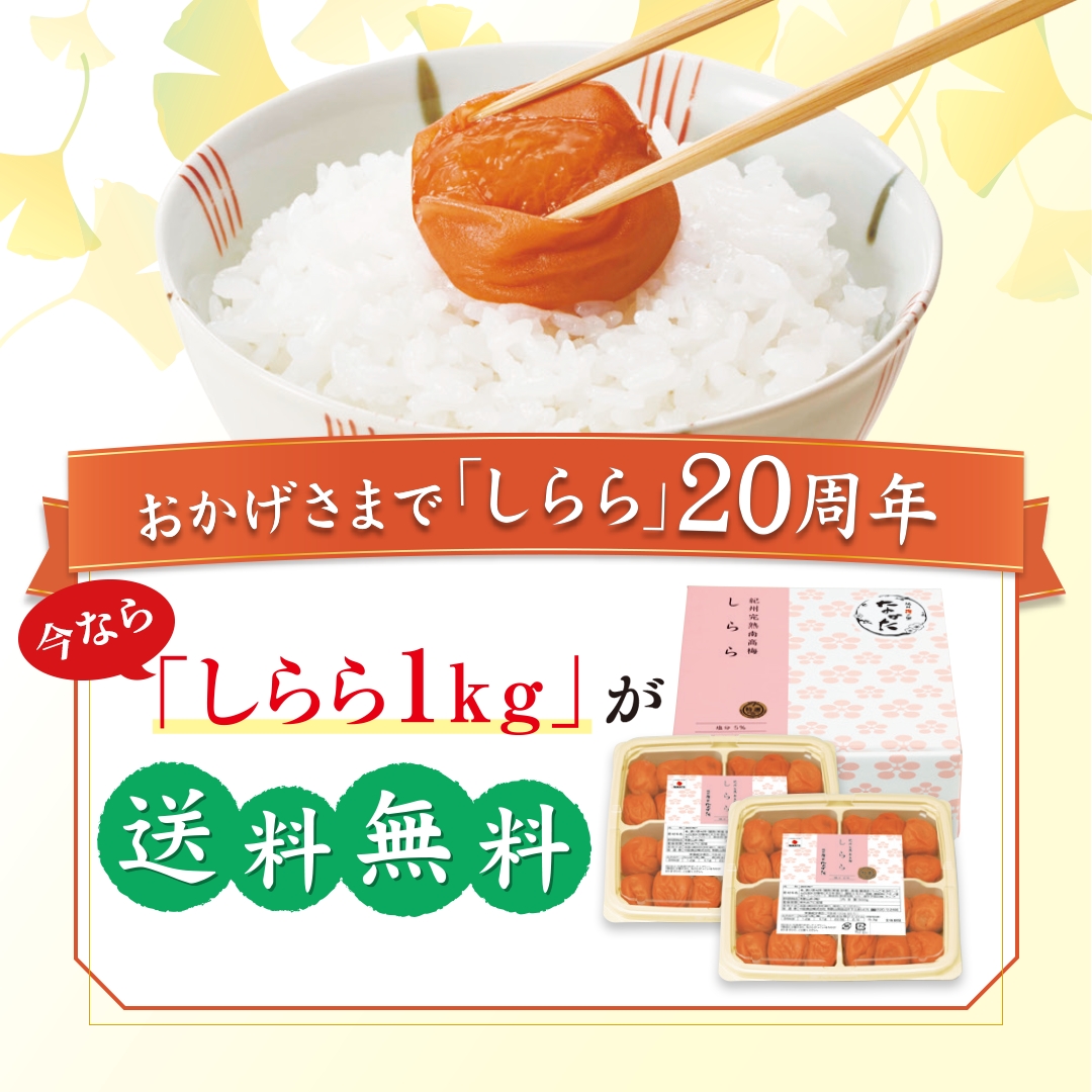 しらら20周年キャンペーン